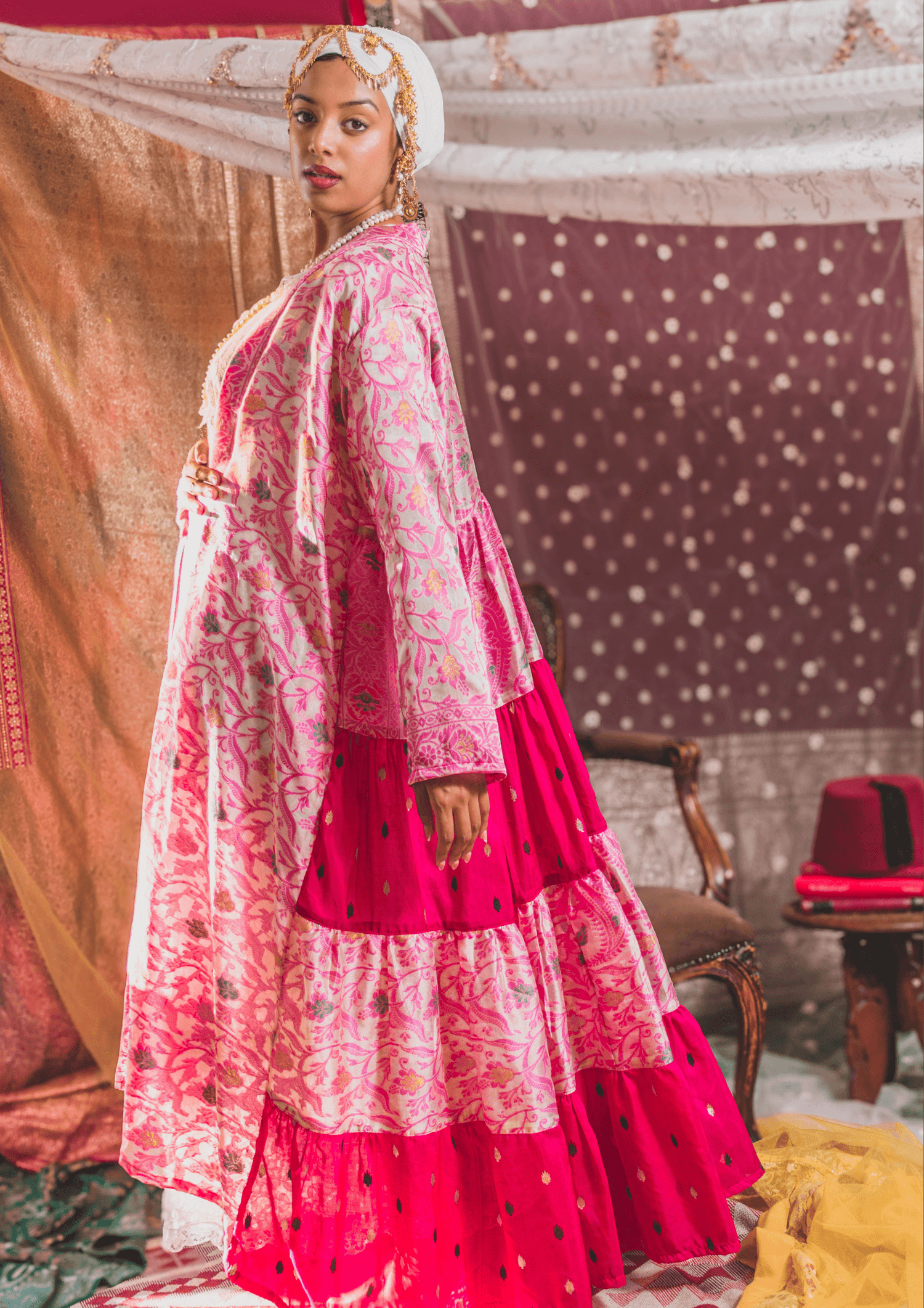 Swirling in the Frill Kimono